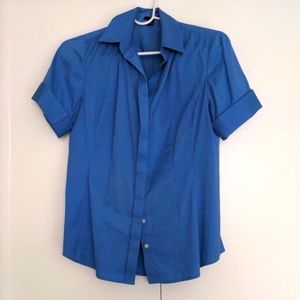 Ann Taylor blue dress shirt